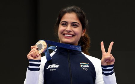 Manu Bhaker Makes India Proud with Historic Win at Paris Olympics