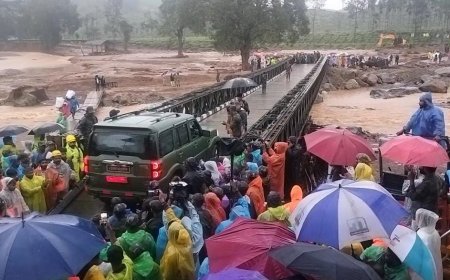 Indian Army Builds a bridge in 36 hours record time in Wayanad