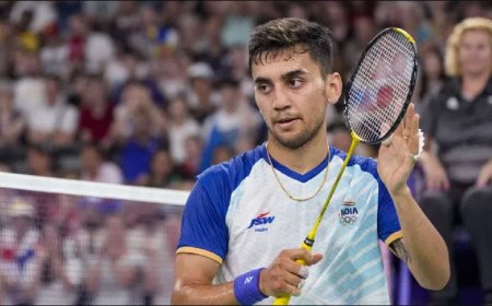 Badminton Brilliance: Lakshya Sen in Olympic Semifinals