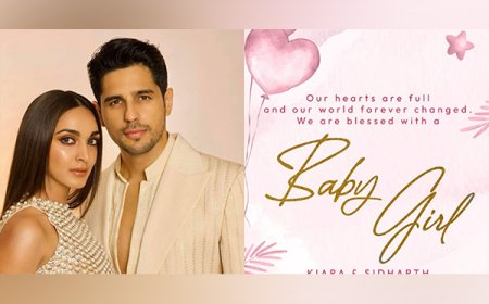 Sidharth Malhotra and Kiara Advani Welcome Baby Girl, Share Heartfelt Announcement on Instagram