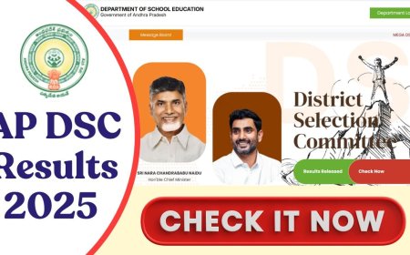 AP DSC Result 2025 Live Updates: Mega DSC results declared, direct link here
