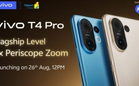 Vivo T4 Pro 5G to Debut on August 26 with New Design