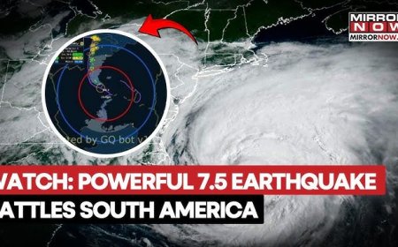 Magnitude 7.5 Earthquake Hits Drake Passage Off South America