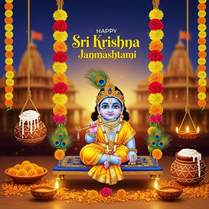 Sri Krishna Janmashtami 2025 Photos: Best Images, Pictures, Greetings