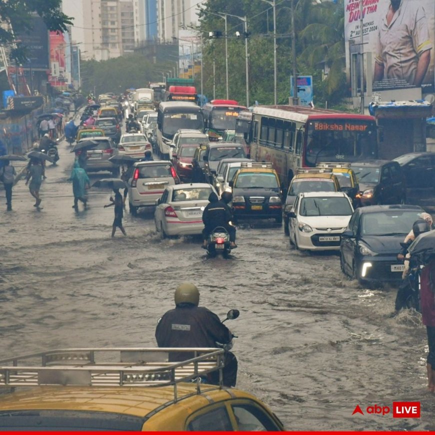 Mumbai Faces Waterlogging and Traffic Amid Heavy Rain; Orange Alert Issued