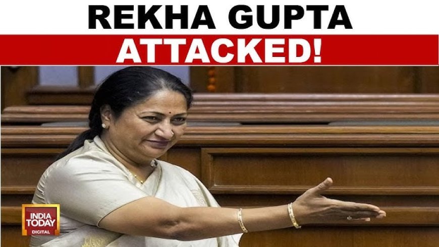 Delhi CM Rekha Gupta Slapped at Public Meet, Attacker Held