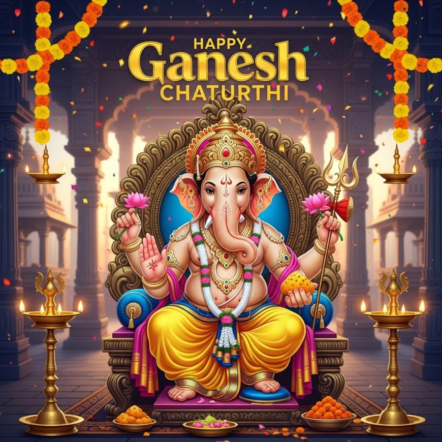 Celebrate Ganesh Chaturthi with Joyful Wishes & Images