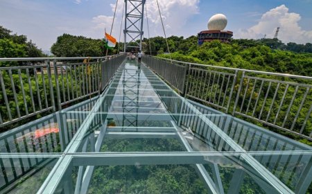 Sky Walk Glass Bridge at Kailasagiri in Visakhapatnam: A Landmark in the Making