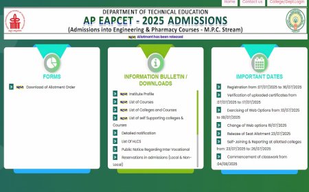 AP EAMCET 2025 Final Seat Allotment Results Released on Sept 20