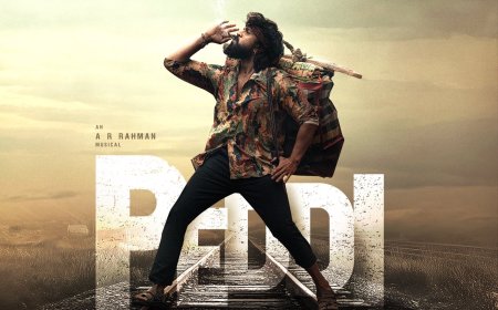 Ram Charan Celebrates 18 Years in Telugu Cinema with Peddi Poster Release