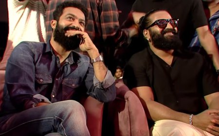 Jr. NTR Praises Rishab Shetty at Kantara Chapter 1 Telugu Pre-Release in Hyderabad