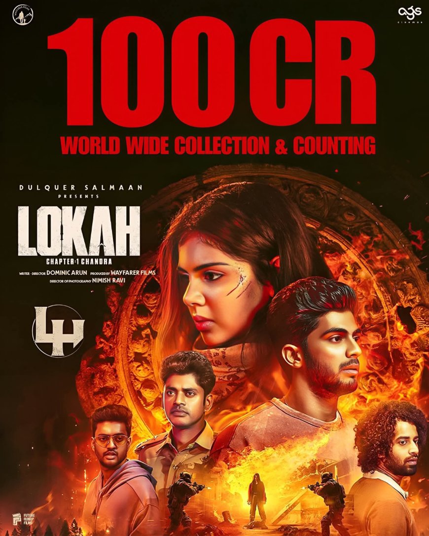Kalyani Priyadarshan's Lokah Shatters ₹100 Crore Barrier in South Indian Cinema