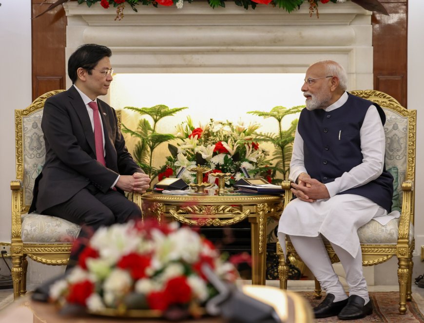 India, Singapore Seal Five Pacts, Pledge to Enhance Trade and Investment