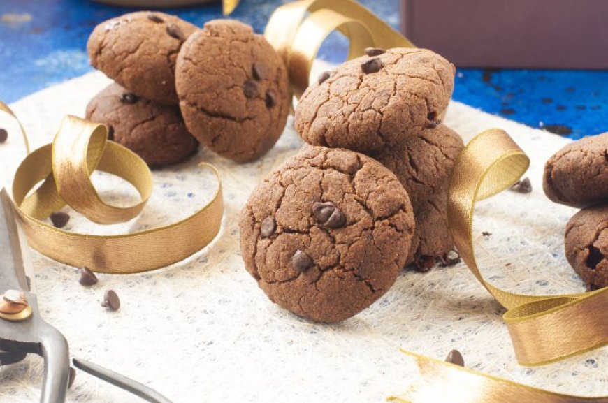 Homemade Double Chocolate Chip Ragi Cookies