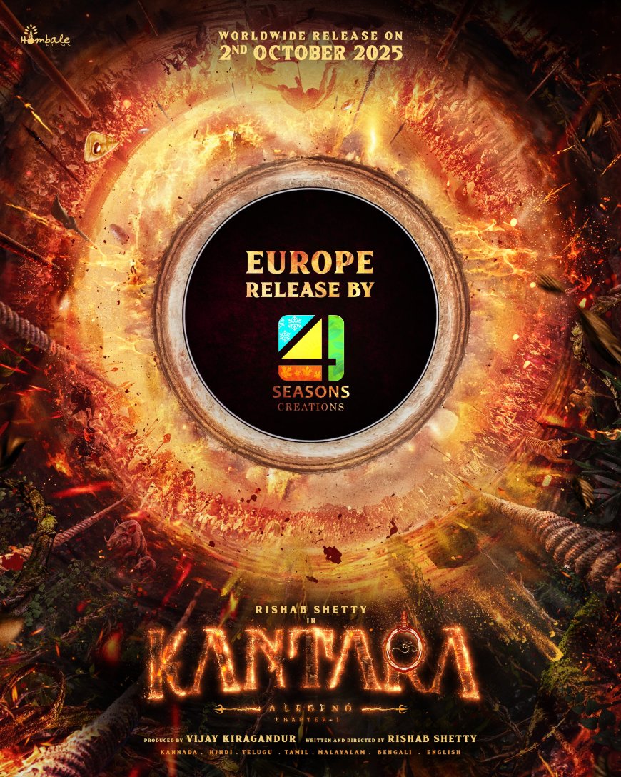 Kantara: Chapter 1 Roars Globally on October 2 in 30+ Countries