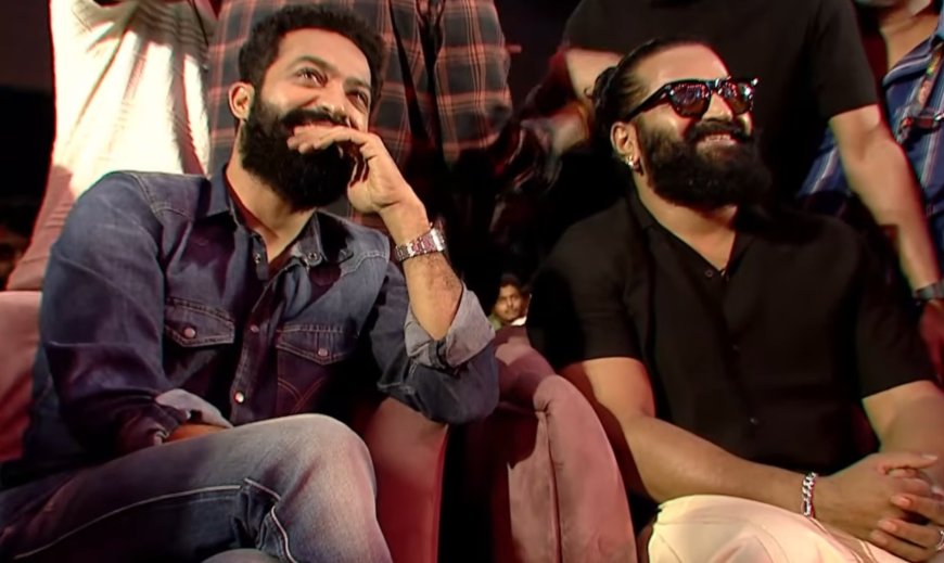 Jr. NTR Praises Rishab Shetty at Kantara Chapter 1 Telugu Pre-Release in Hyderabad