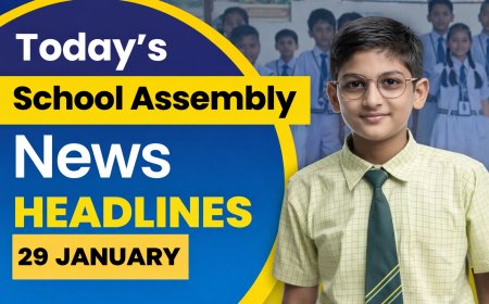 Jan 29 School Assembly News: National, Global & Sports Ed
