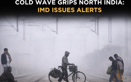 Cold Wave Grips India, IMD Issues Heavy Rain and Strong Wind Alert for North India