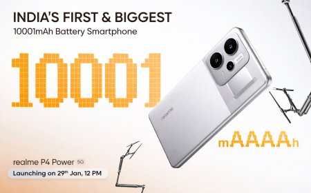 Realme P4 Power 5G Launched in India with 10001mAh Battery Under 25K