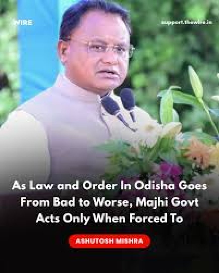 Crimes Against Women Won’t Be Tolerated: Odisha CM Majhi