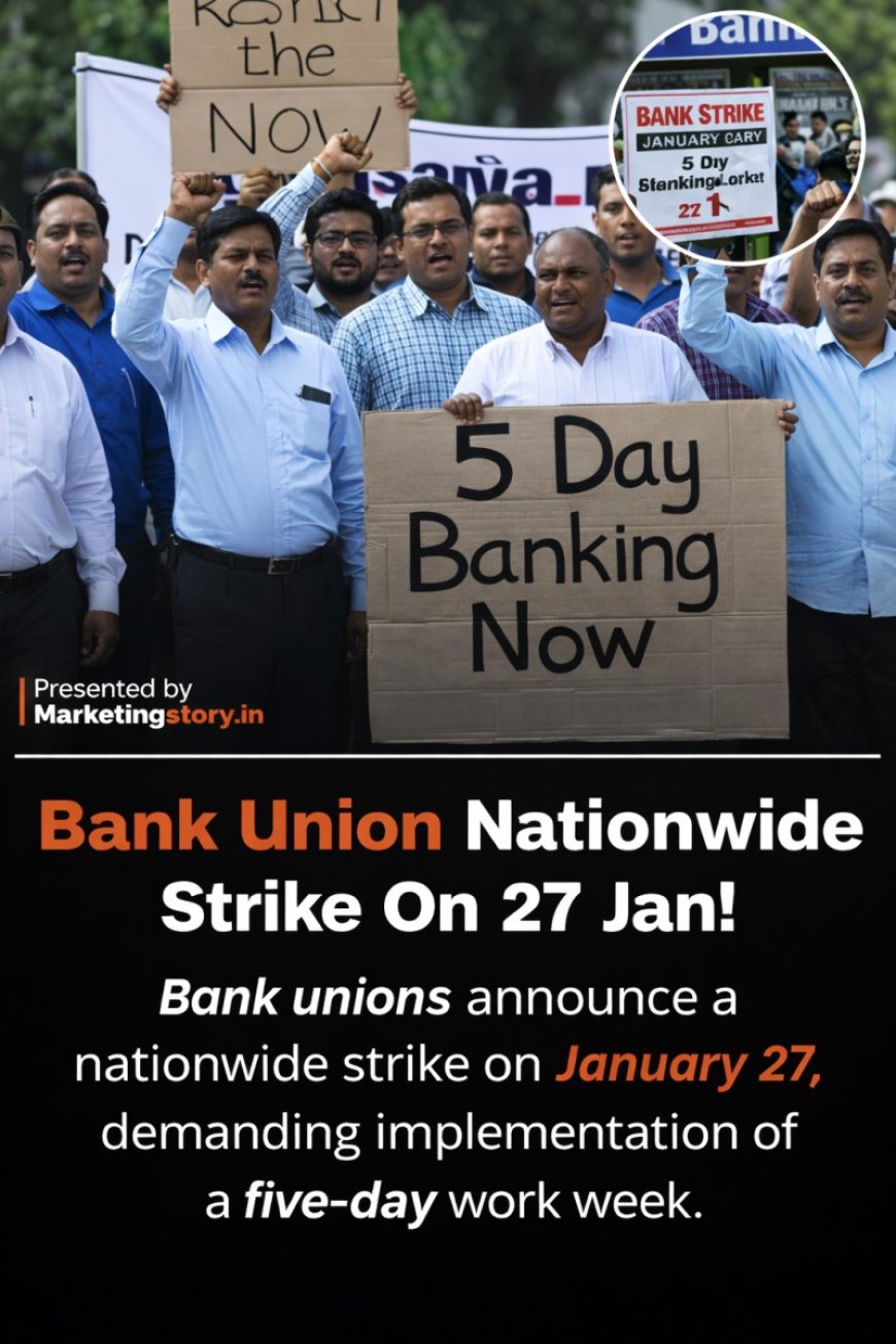 Bank Services May Be Disrupted on Jan 27 Due to Nationwide Strike