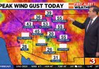 Winter Storm Brings Snow and Strong Winds Across Arizona