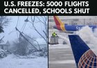 Historic US East Coast Snowstorm Cancels 5,000+ Flights