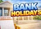 Bank Holidays in March 2026: Full List, 17 Days Closure & Mahavir Jayanti Update