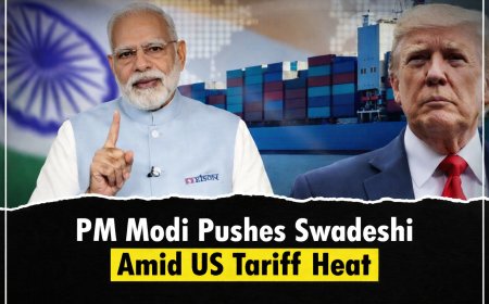 Modi Pushes India’s Self-Reliance Amid US Tariff Threats