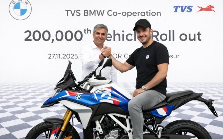 TVS-Made BMW F 450 Sportbike Spotted Testing Ahead of Launch