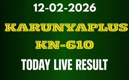 Kerala Lottery Result: Karunya Plus KN-610 | Feb 12, 2026