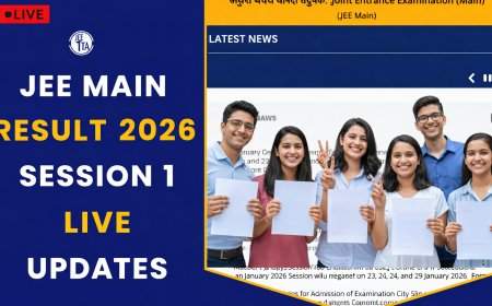 JEE Main Result 2026 Live: Session 1 Scorecard Updates