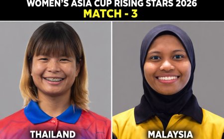 Malaysia vs Thailand Women: ACC Rising Stars 2026 Match