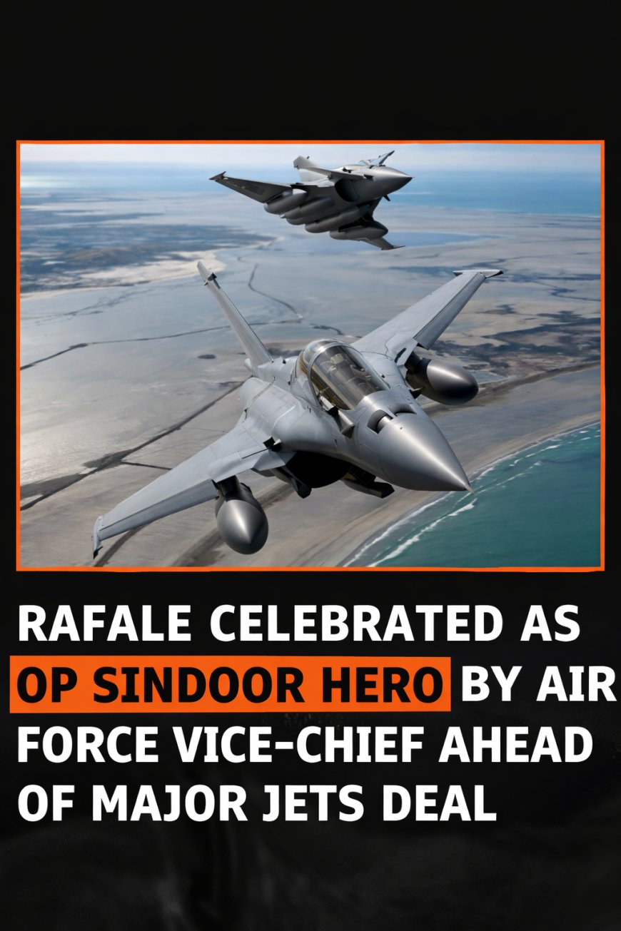 Rafale Praised as Hero of Operation Sindoor, Says IAF Vice Chief