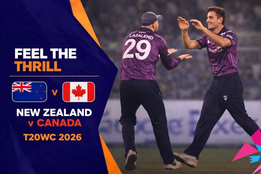 New Zealand vs Canada: Feel the Thrill at T20 World Cup 2026