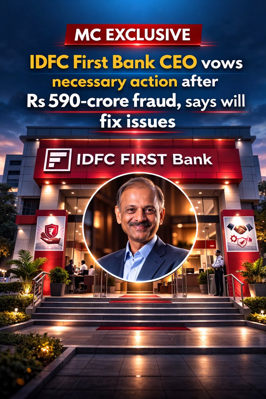 IDFC First Bank CEO Vows Action After ₹590-Crore Fraud
