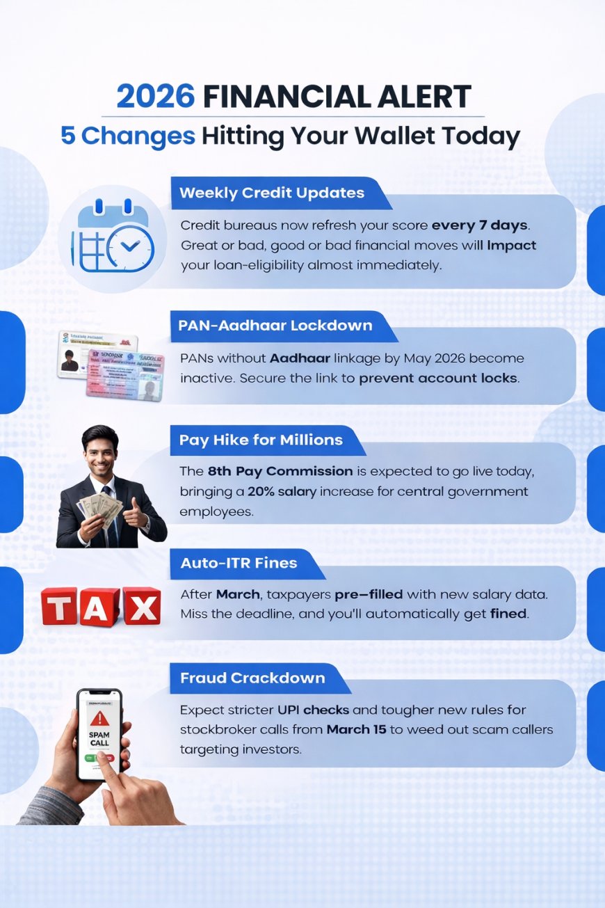 March 2026 Financial Rule Changes: Banking, Tax & FASTag Updates Explained