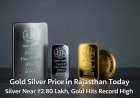 Gold Silver Price in Rajasthan Today: Silver Near ₹2.80 Lakh, Gold Hits Record High