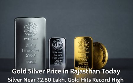 Gold Silver Price in Rajasthan Today: Silver Near ₹2.80 Lakh, Gold Hits Record High