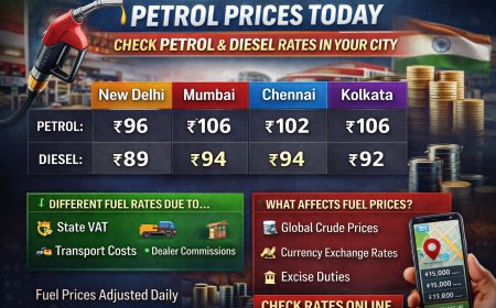 Petrol prices today: Check petrol, diesel rates in your city
