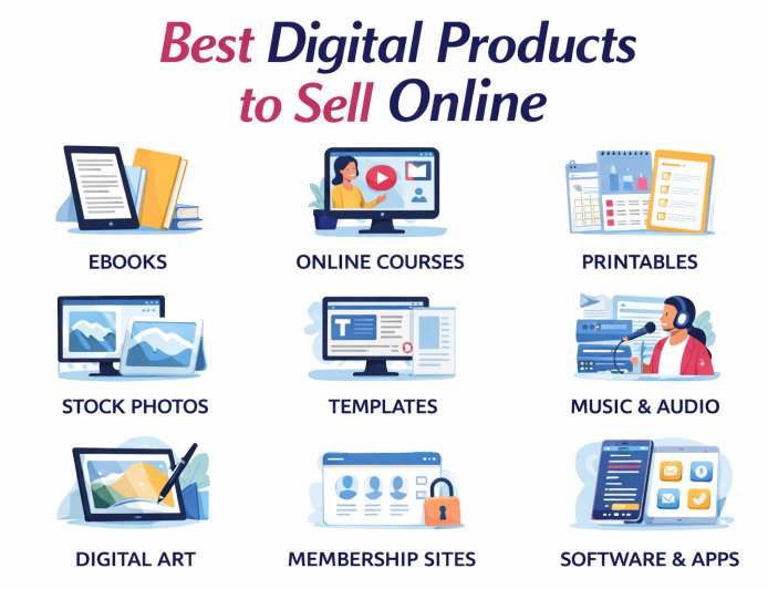 Best Digital Products to Sell Online