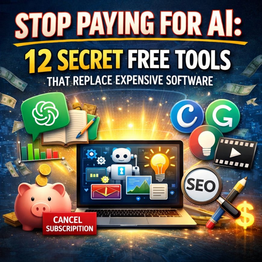 Stop Paying for AI: 12 Secret Free Tools That Replace Expensive Software
