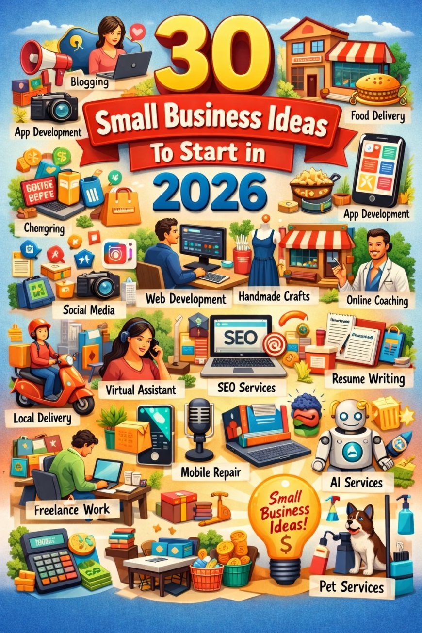 30 Small Business Ideas to Start in 2026