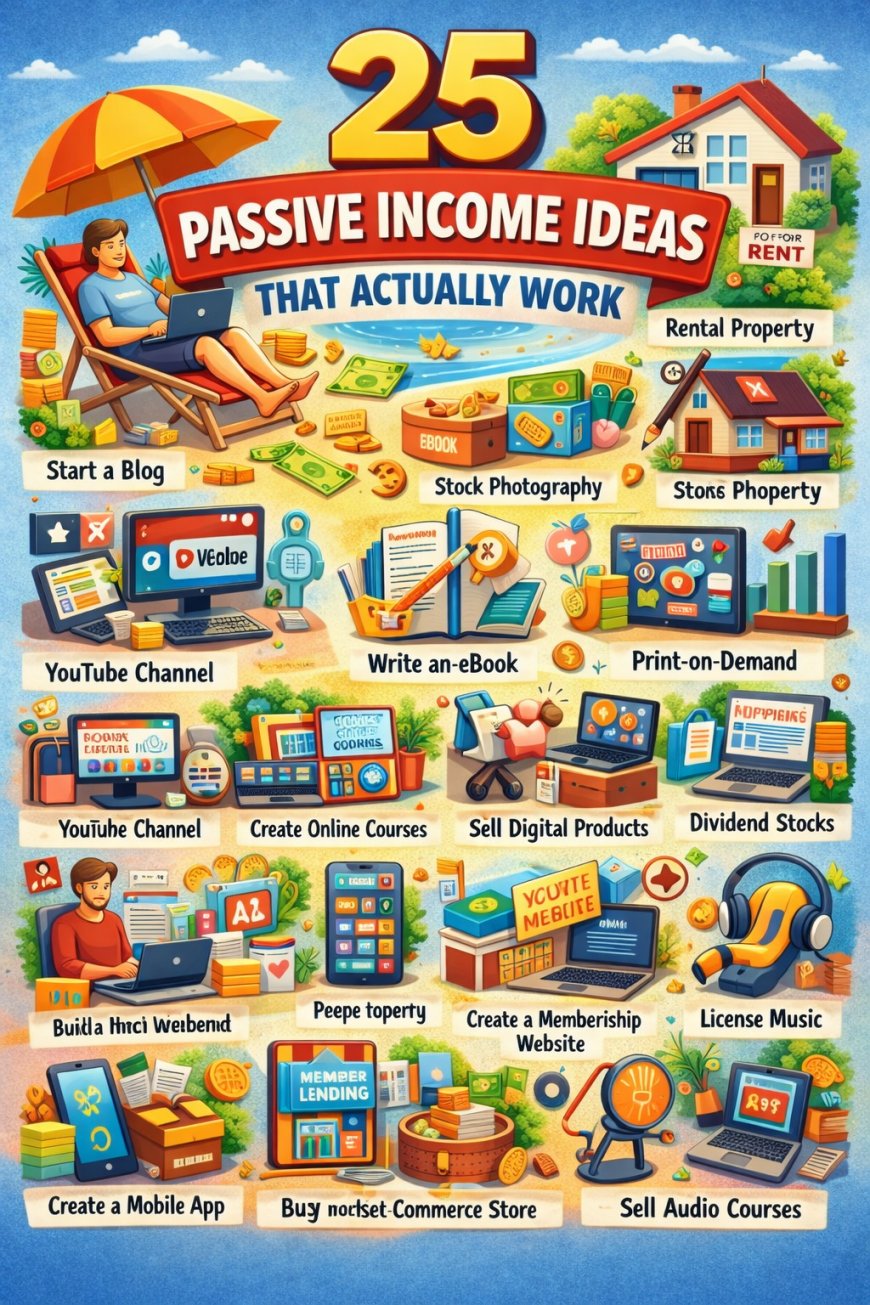 25 Passive Income Ideas That Actually Work