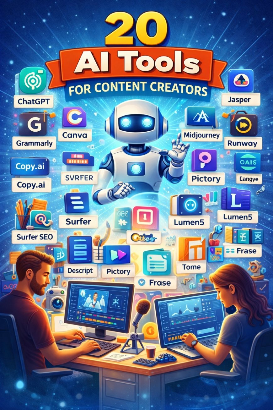 20 Best AI Tools for Content Creators