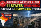 Weather Update April 9: Rain Alert in 12 States, Storms & Winds Up to 85 km/h Expected