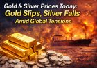 Gold & Silver Prices Today: Gold Slips, Silver Falls Amid Global Tensions