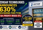 Zensar Technologies Announces 630% Dividend for FY26, Q4 Profit Rises 5%