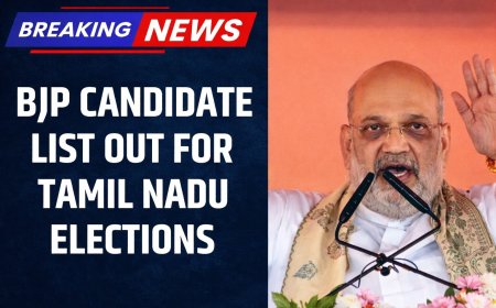 TN Assembly Elections 2026: BJP Releases 27 Candidates List