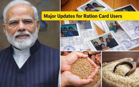 రేషన్ కార్డు ఉన్న వారికి మోదీ ప్రభుత్వం భారీ ఊరట: ఆహార భద్రతపై కీలక ప్రకటన